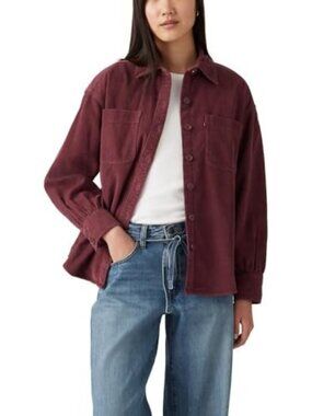 Levi's Women's Orion Cotton Corduroy Over-Shirt Size S